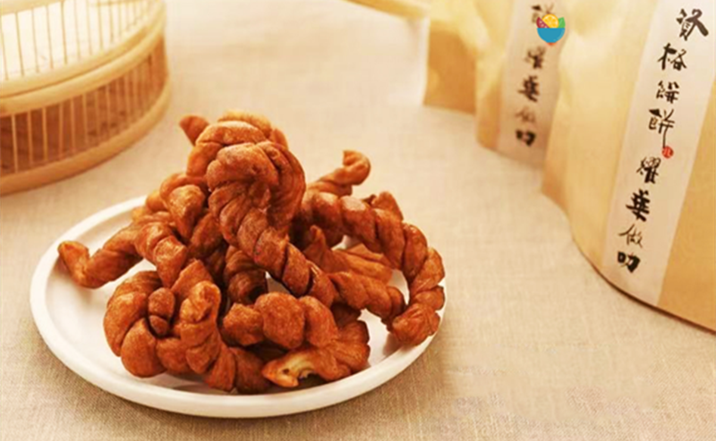 黑金锅巴手工老麻花芝麻花生片